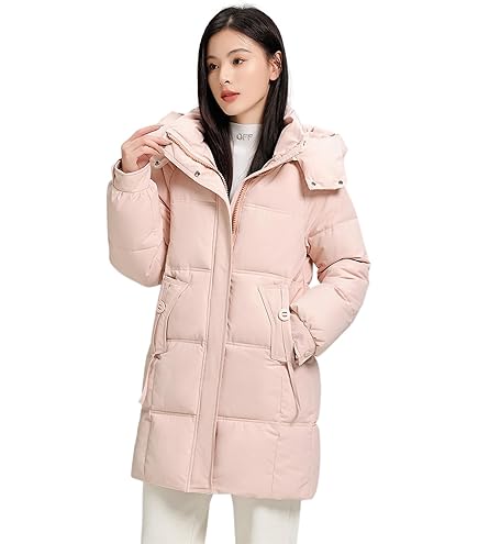 Amazon.co.jp: n/a ダウン ジャケット レディース ピンク ウィンター